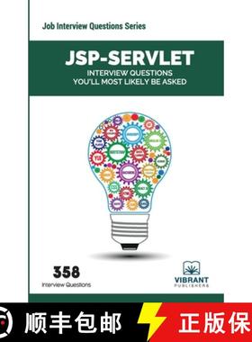 【3-4周达】JSP-Servlet: Interview Questions You'll Most Likely Be Asked [9781946383105]