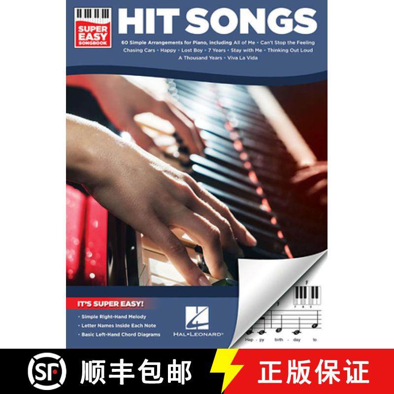 预订 Hit Songs - Super Easy Songbook [9781495073274]