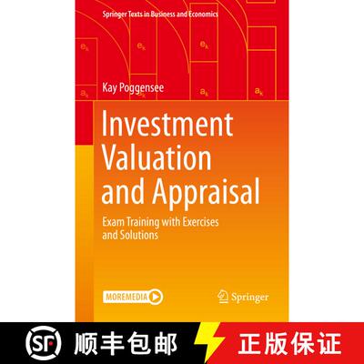 【3-4周达】精装 Investment Valuation and Appraisal : Exam Training with Exercises and Solutions [9783658330446]