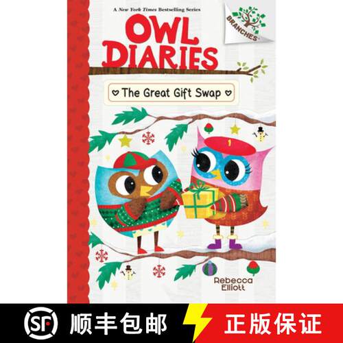 【3-4周达】The Great Gift Swap: A Branches Book (Owl Diaries #23): Volume 23 [9781546127147]