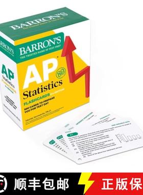 【3-4周达】AP Statistics Flashcards, Fifth Edition: Up-To-Date Practice + Sorting Ring for Custom Study [9781506291376]