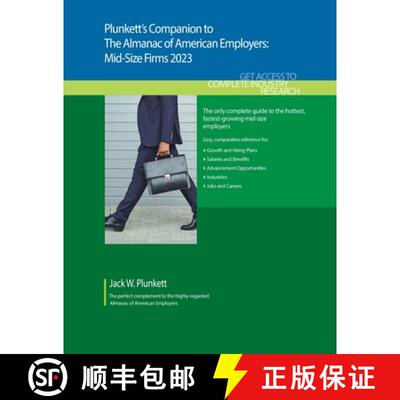 预订 Plunkett's Companion to The Almanac of American Employers 2023: Market Research, Statistics and ... [9781628316452]