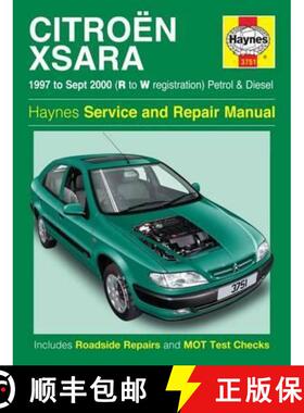 【3-4周达】Citroen Xsara Petrol & Diesel (97 - Sept 00) Haynes Repair Manual [9780857336286]
