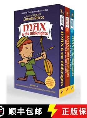 【3-4周达】Max and the Midknights Paperback 3-Book Boxed Set: Max and the Midknights; Max and the Mid... [9780593896907]