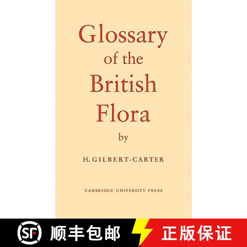 【3-4周达】Glossary of the British Flora [9780521114882]