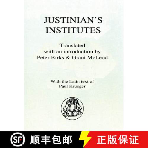 【3-4周达】Justinian's Institutes [9780715621653]