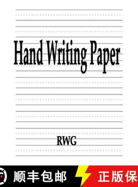 【3-4周达】Hand Writing Paper: 150 Pages 8.5 X 11 [9781087806549]