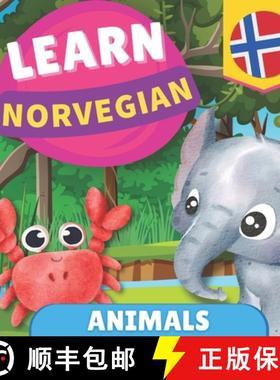 预订 Learn norwegian - Animals: Picture book for bilingual kids - English / Norwegian - with pronunci... [9782384570928]