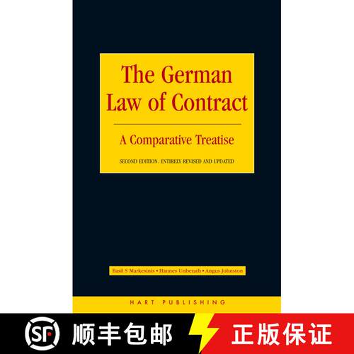 【3-4周达】German Law of Contract: A Comparative Treatise (Second Edition) [9781841134727]