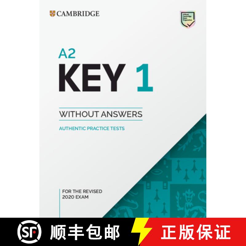 剑桥KET考试 模拟题学生书不带答案 A2 Key 1 for the Revised 2020 Exam Student's Book without Answers [9781108718127]
