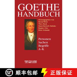 【3-4周达】精装 Goethe-Handbuch: Band 4, Teilband 1: Personen, Sachen, Begriffe A - K [9783476014467]