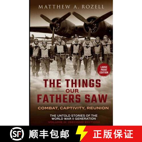 【3-4周达】The War in the Air-Combat, Captivity, Reunion-LARGE PRINT EDITION [9781948155465]