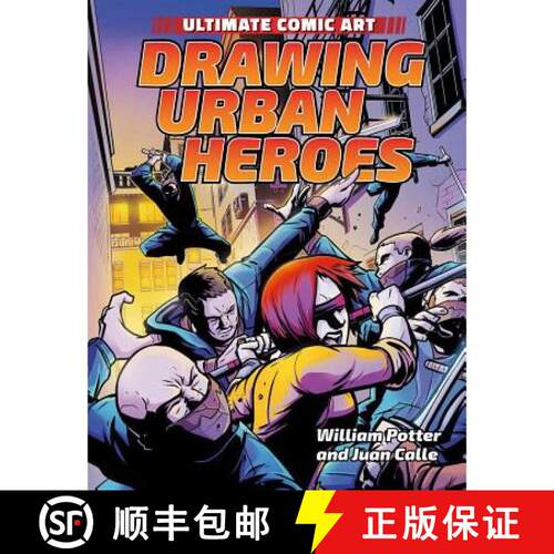 【3-4周达】Drawing Urban Heroes [9781508154754]