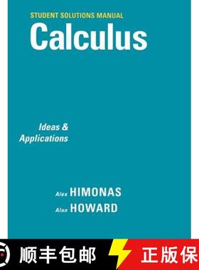 【3-4周达】Student Solutions Manual to accompany Calculus: Ideas and Applications, 1e: Student Soluti... [9780471266396]