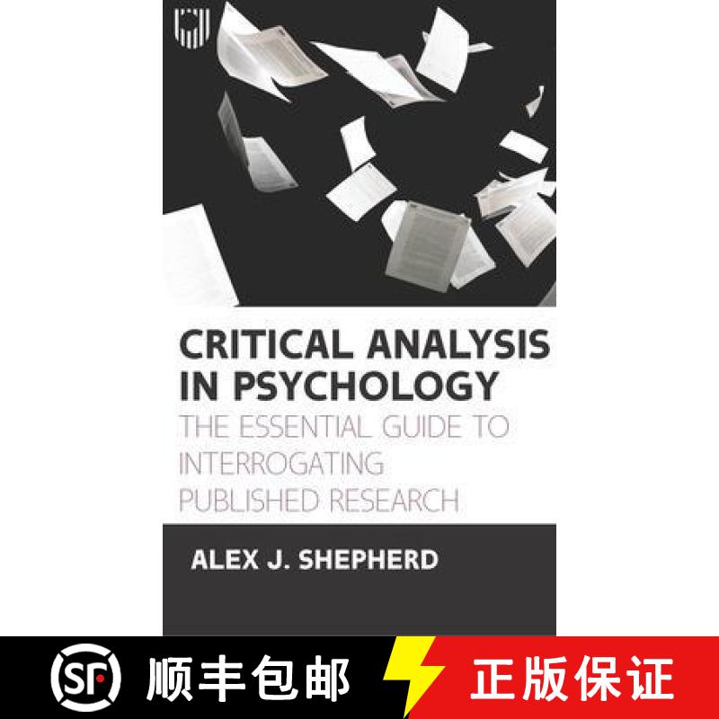 【2-3周达】Critical Analysis in Experimental Psychology: The Essential Guide to Int errogating Publis... [9780335249893]