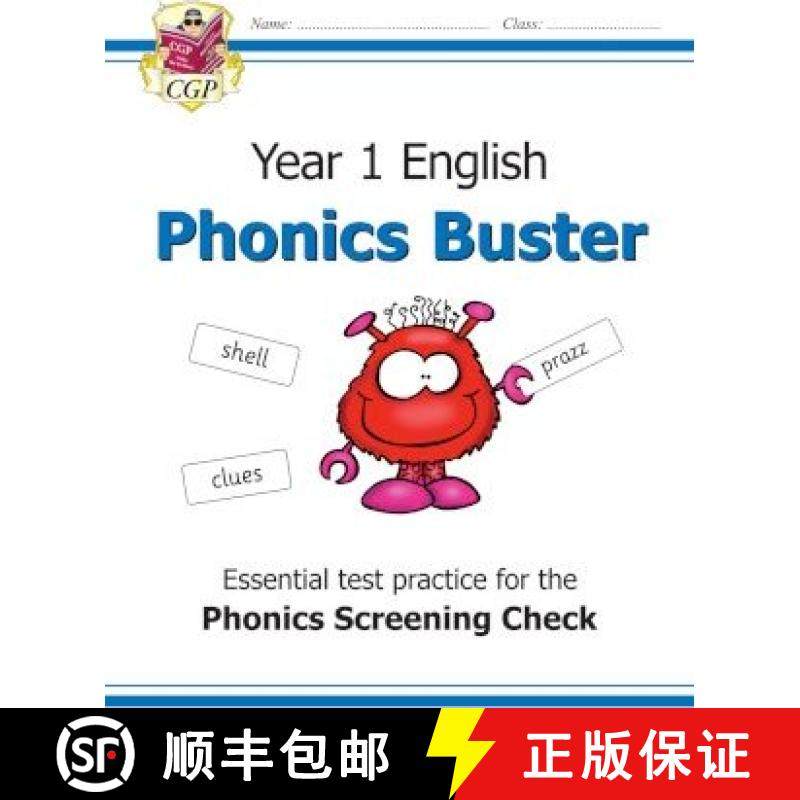 【3-4周达】New KS1 English Phonics Buster - for the Phonics Screening Check in Year 1 [9781789080216]