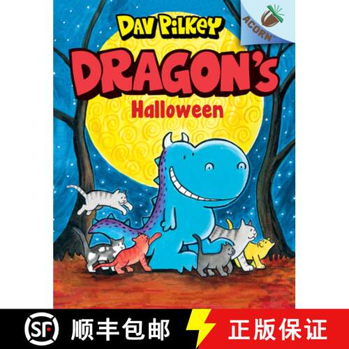 【3-4周达】精装 Dragon's Halloween: An Acorn Book (Dragon #4): From the Creator of Dog Man: Volume 4 [9781338347494]