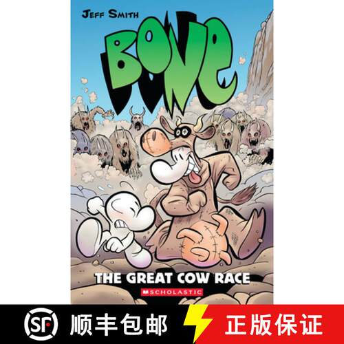 【3-4周达】The Great Cow Race: A Graphic Novel (Bone #2): The Great Cow Race Volume 2 [9780439706391]