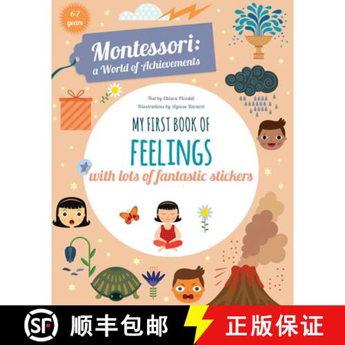 【3-4周达】My First Book of Feelings: With Lots of Fantastic Stickers [9788854419803]