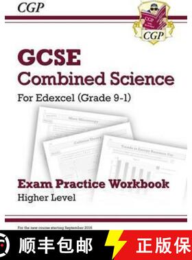 预订 New GCSE Combined Science Edexcel Exam Practice Workbook - Higher (answers sold separately) [9781782944980]