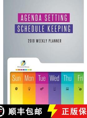 【3-4周达】Agenda Setting Schedule Keeping 2019 Weekly Planner [9781541966444]