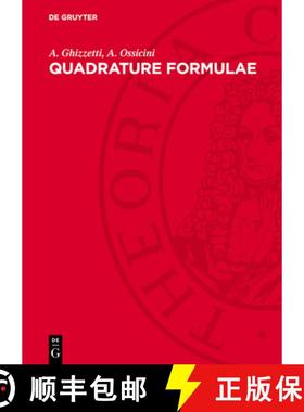 预订 Quadrature Formulae [9783112765920]
