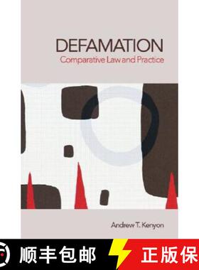 【3-4周达】Defamation : Comparative Law and Practice [9781844720217]