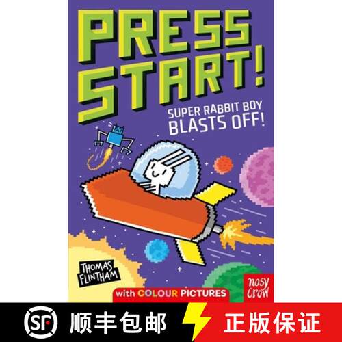 【3-4周达】Press Start! Super Rabbit Boy Blasts Off! [9781805131243]