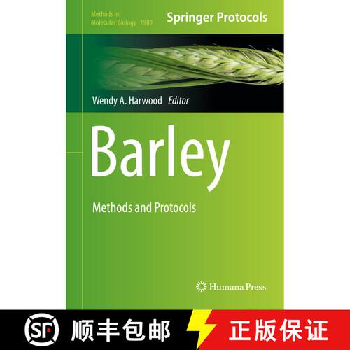 【3-4周达】精装 Barley : Methods and Protocols [9781493989423]