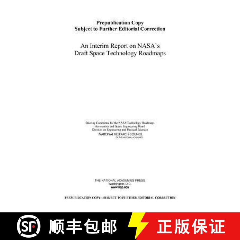 【3-4周达】An Interim Report on Nasa's Draft Space Technology Roadmaps [9780309218757]