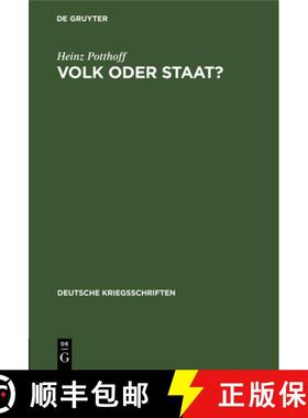 预订 Volk oder Staat? [9783111047782]