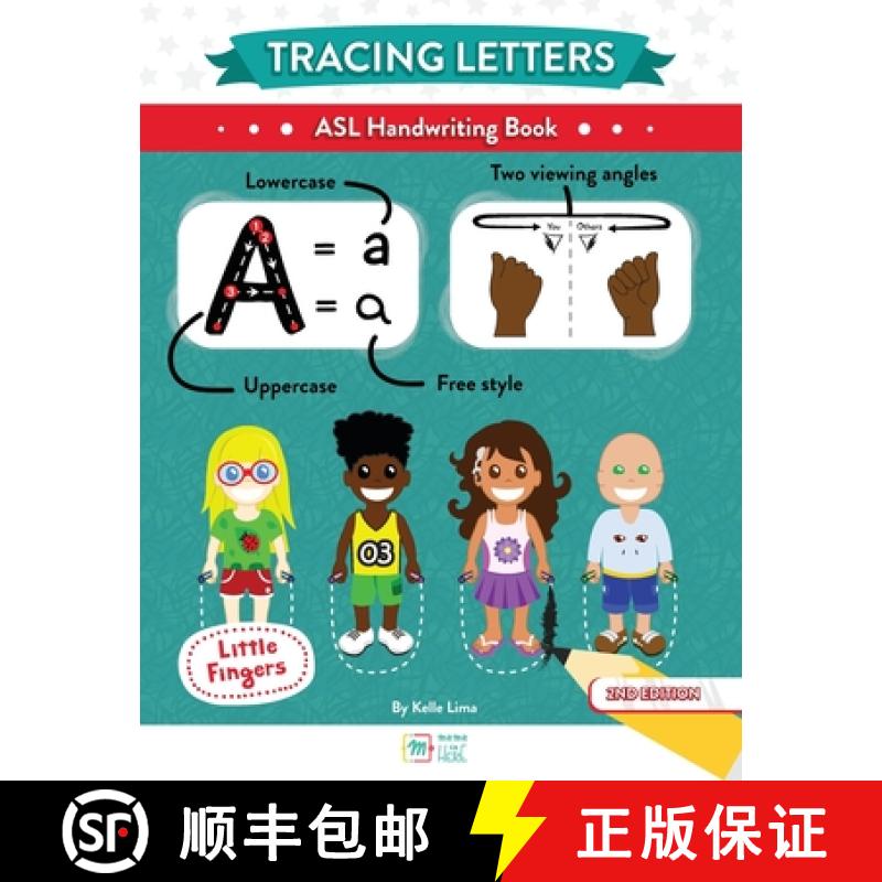 【3-4周达】Tracing Letters: ASL Handwriting Book [9798985705140]