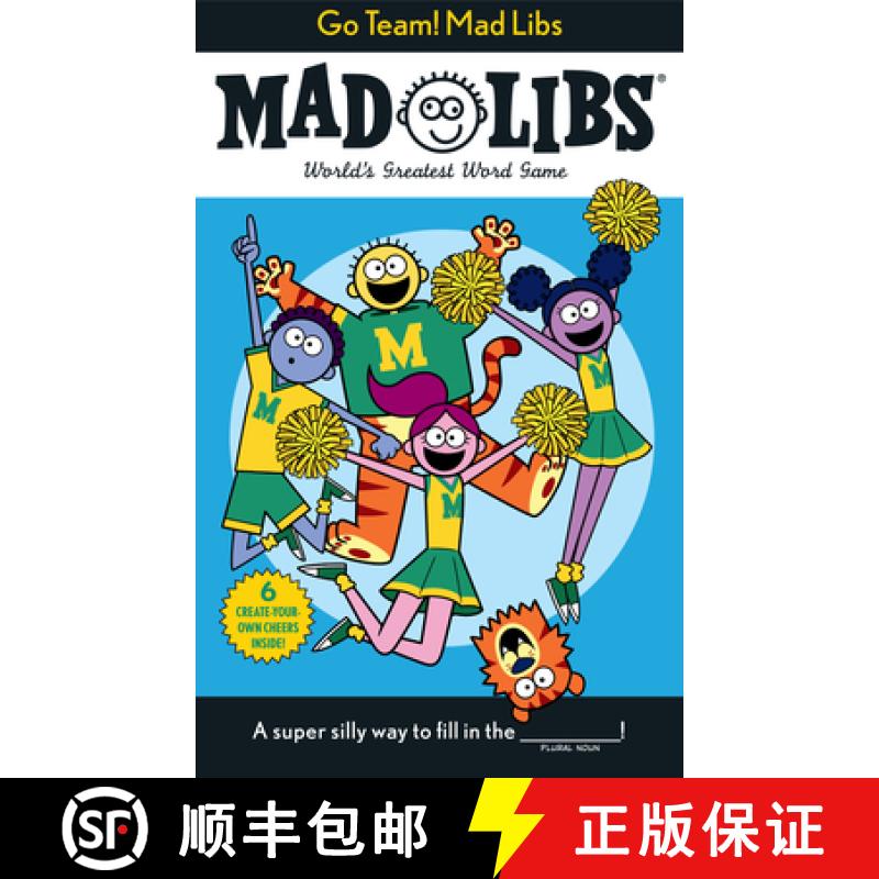 【3-4周达】Go Team! Mad Libs: 6 Create-Your-Own-Cheers Inside! [9780593384572]