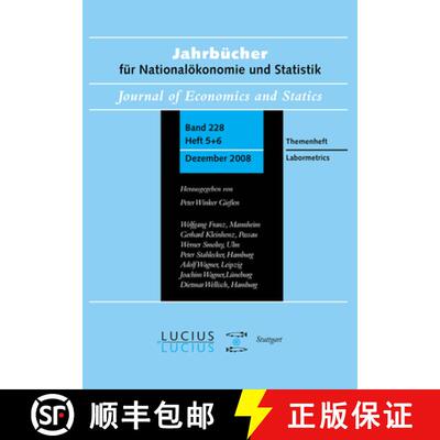 【3-4周达】Labormetrics : Sonderausgabe Heft 5+6/Bd. 228 (2008) Jahrbucher fur Nationaloekonomie und ... [9783828204584]