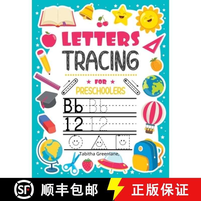 【3-4周达】Letters tracing for preschoolers: Amazing Activity Book|Practice Letters Numbers Shapes&Li... [9781915092984]