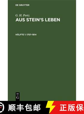 【3-4周达】1757 - 1814: Aus: Aus Steins Leben, Hälfte 1 [9783111066486]