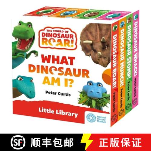 【3-4周达】Little Library: The World of Dinosaur Roar!: What Dinosaur Am I? Slipcase [9781408374542]