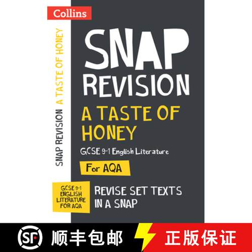 【3-4周达】Taste of Honey Aqa GCSE 9-1 English Literature Text Guide: Ideal for Home Learning, 2022 a... [9780008520328]