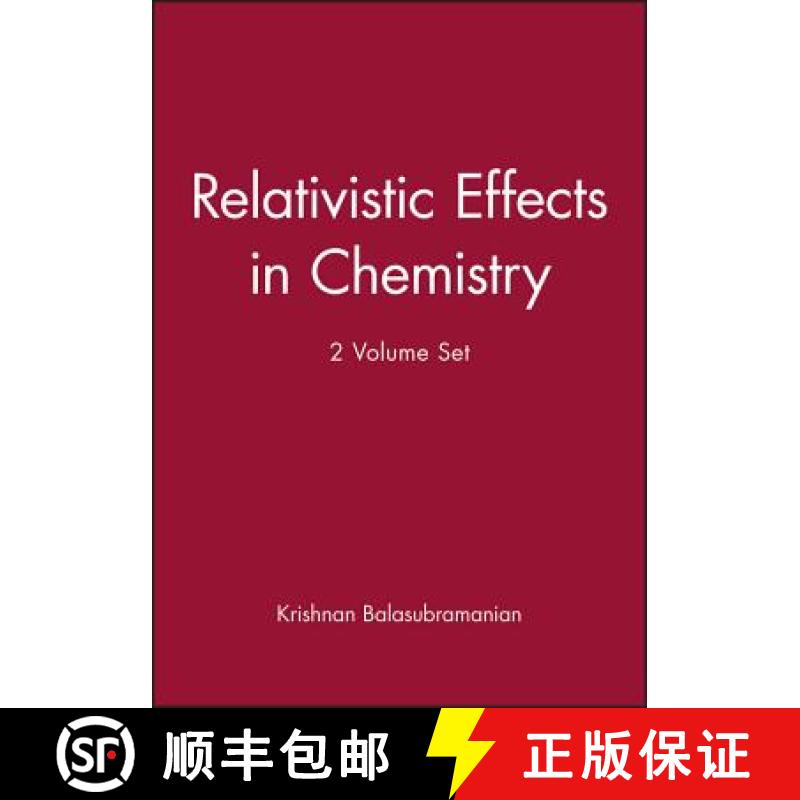 【3-4周达】Relativistic Effects In Chemistry, 2 Vol. Set [Wiley化学化工] [9780471181842]