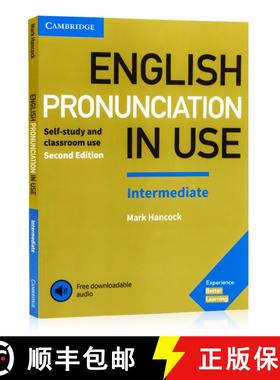 现货 剑桥国际英语语音中级配答案和音频 English Pronunciation in Use Intermediate Book with Answers and... [9781108403696]
