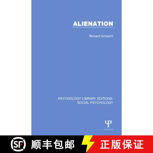 【3-4周达】精装 ALIENATION (PLE, SOCIAL PSYCHOLOGY) [9781138889644]