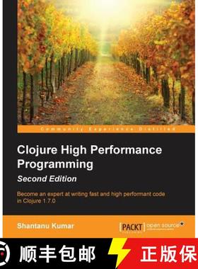 预订 Clojure High Performance Programming - Second Edition [9781785283642]