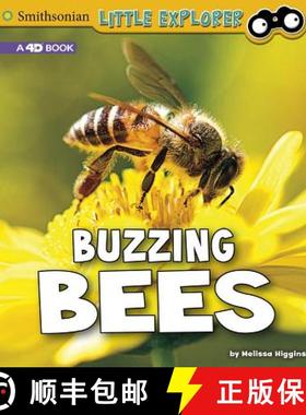 预订 Buzzing Bees: A 4D Book [9781977103413]