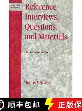 【3-4周达】Reference Interviews, Questions, and Materials, Third Edition [9780810847415]