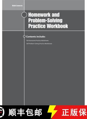 【3-4周达】Math Connects Homework and Problem-Solving Practice Workbook, Course 1 [9780078951367]