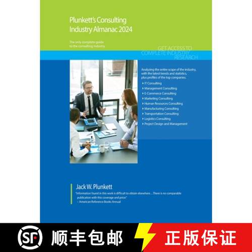 【3-4周达】Plunkett`s Consulting Industry Almanac 2024 – Consulting Industry Market Research, Statis... [9781647880408]