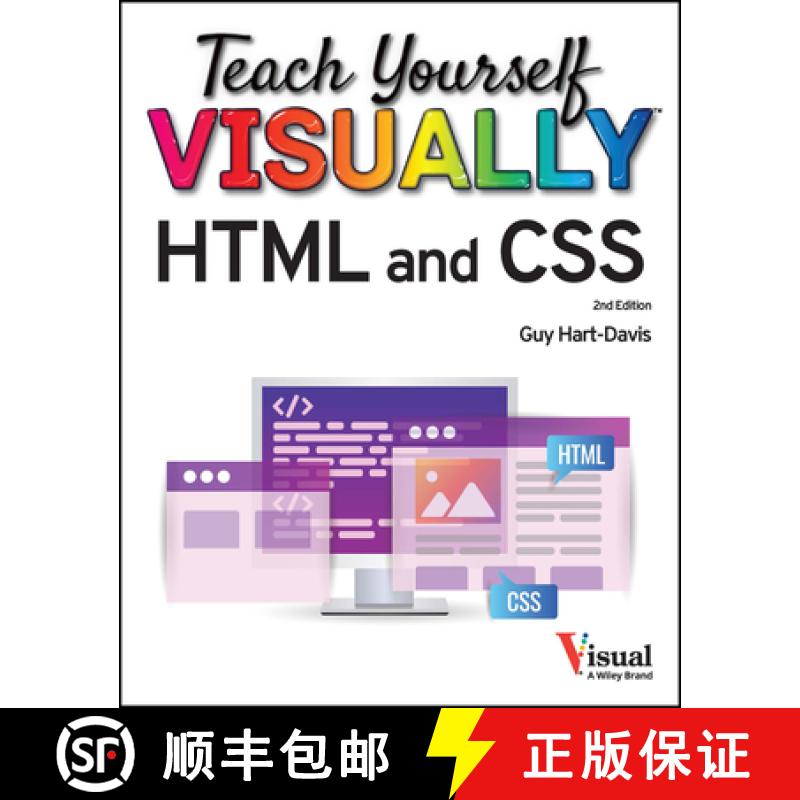 【3-4周达】Teach Yourself VISUALLY HTML and CSS: The Fast and Easy Way to Learn, 2nd Edition: The Fas... [9781394160686]