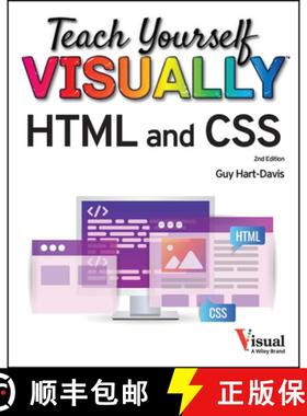 【3-4周达】Teach Yourself VISUALLY HTML and CSS: The Fast and Easy Way to Learn, 2nd Edition: The Fas... [9781394160686]