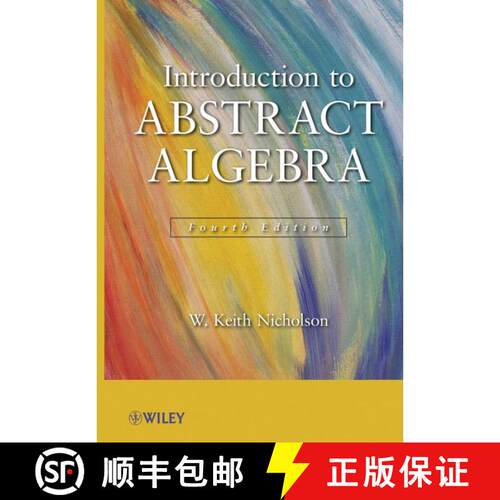 【3-4周达】精装 Introduction To Abstract Algebra, Fourth Edition Book + Sm Set [Wiley数学] [9781118296035]