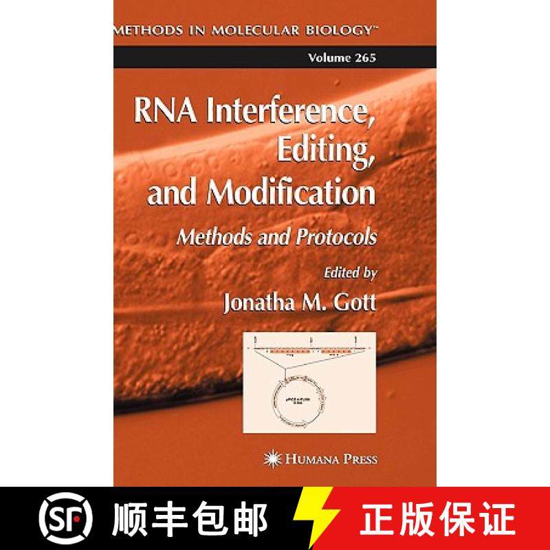 【3-4周达】RNA Interference, Editing, and Modification: Methods and Protocols [9781588292421]